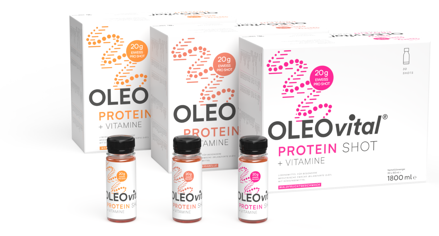 OLEOvital Protein Shot 3 FLASCHEN 3 BOXEN 2410 2K fin 1