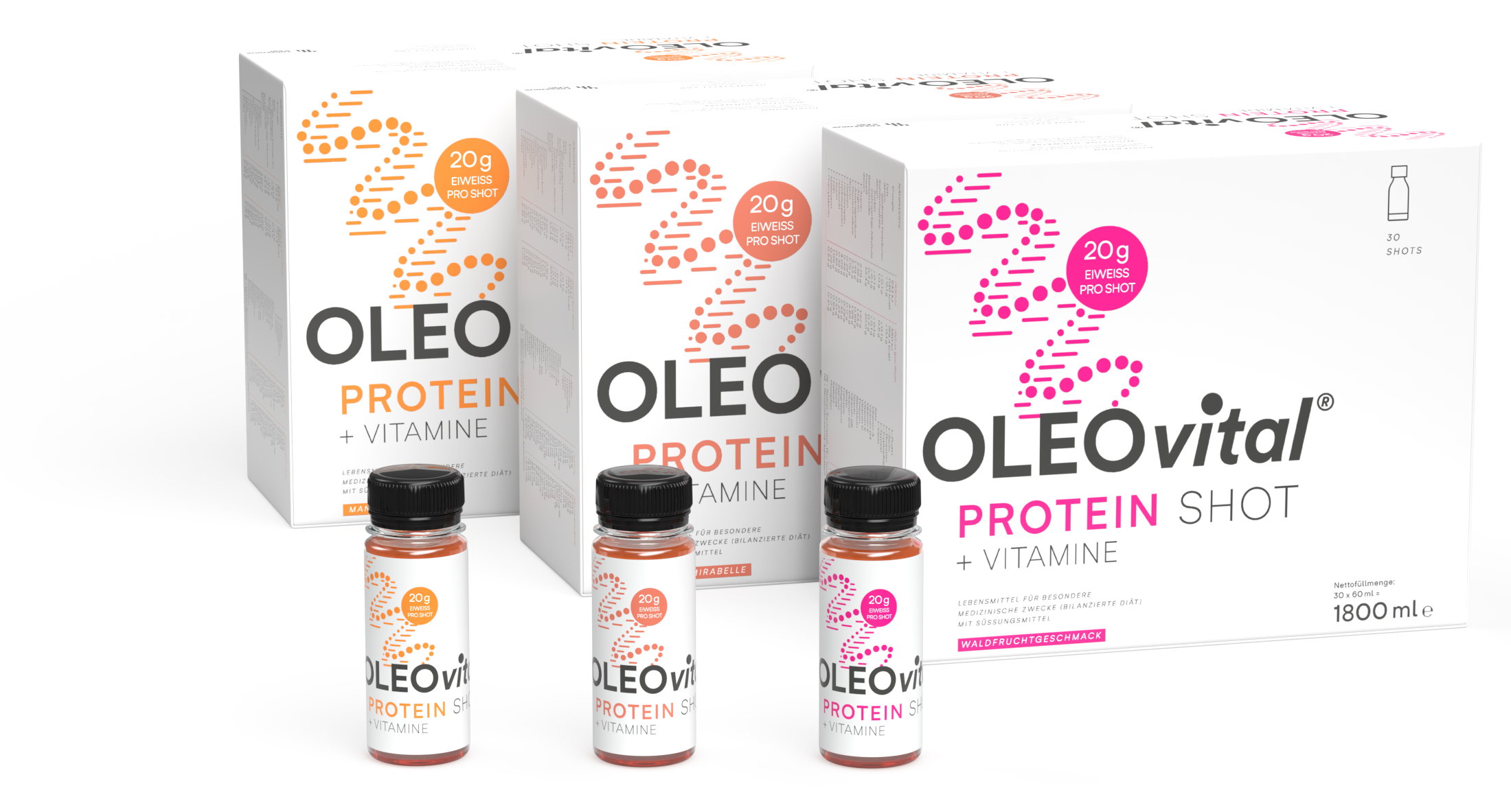 OLEOvital Protein Shot 3 FLASCHEN 3 BOXEN 2410 2K fin 1
